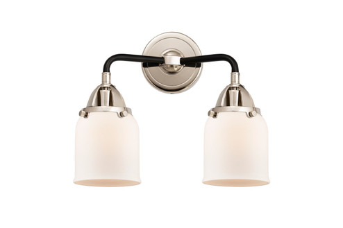 Nouveau 2 LED Bath Vanity in Black Polished Nickel (405|288-2W-BPN-G51-LED)