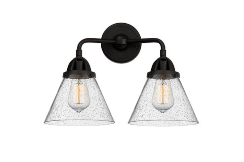 Nouveau 2 LED Bath Vanity in Matte Black (405|288-2W-BK-G44-LED)