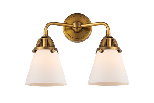 Nouveau 2 Two Light Bath Vanity in Brushed Brass (405|288-2W-BB-G61)