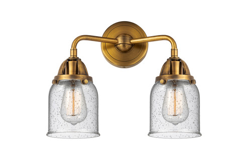Nouveau 2 LED Bath Vanity in Brushed Brass (405|288-2W-BB-G54-LED)