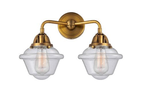 Nouveau 2 LED Bath Vanity in Brushed Brass (405|288-2W-BB-G534-LED)
