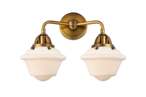 Nouveau 2 Two Light Bath Vanity in Brushed Brass (405|288-2W-BB-G531)