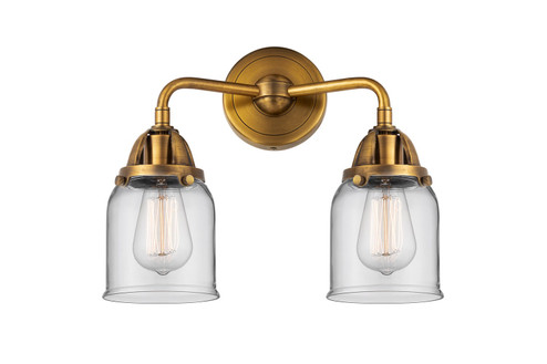 Nouveau 2 LED Bath Vanity in Brushed Brass (405|288-2W-BB-G52-LED)