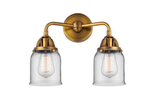 Nouveau 2 Two Light Bath Vanity in Brushed Brass (405|288-2W-BB-G52)