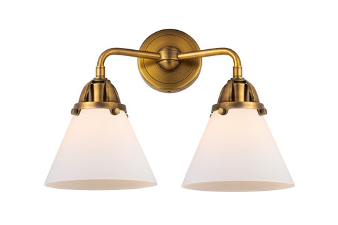 Nouveau 2 LED Bath Vanity in Brushed Brass (405|288-2W-BB-G41-LED)