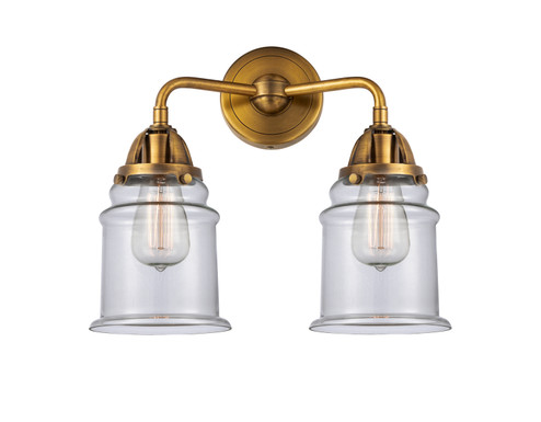 Nouveau 2 Two Light Bath Vanity in Brushed Brass (405|288-2W-BB-G182)