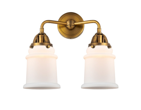 Nouveau 2 LED Bath Vanity in Brushed Brass (405|288-2W-BB-G181-LED)