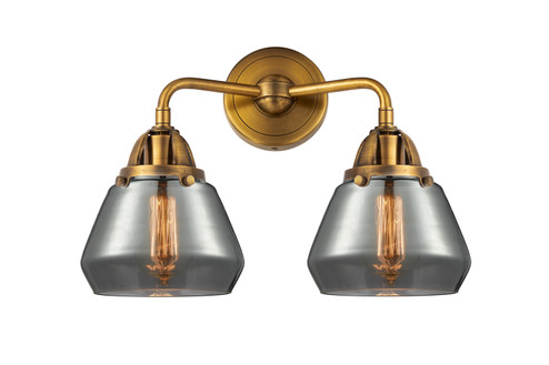 Nouveau 2 Two Light Bath Vanity in Brushed Brass (405|288-2W-BB-G173)