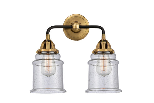 Nouveau 2 Two Light Bath Vanity in Black Antique Brass (405|288-2W-BAB-G184)
