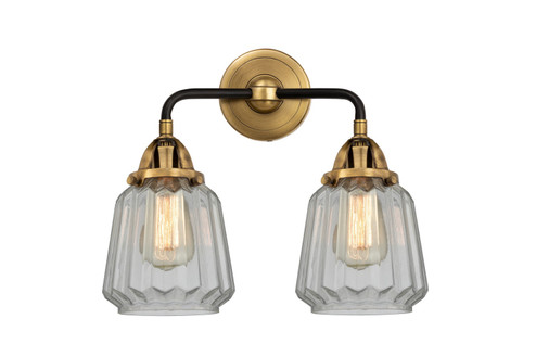 Nouveau 2 LED Bath Vanity in Black Antique Brass (405|288-2W-BAB-G142-LED)