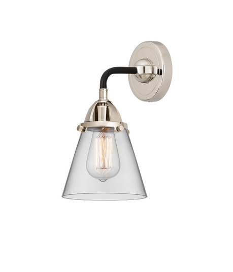 Nouveau 2 One Light Wall Sconce in Black Polished Nickel (405|288-1W-BPN-G62)