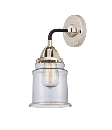 Nouveau 2 LED Wall Sconce in Black Polished Nickel (405|288-1W-BPN-G182-LED)