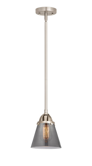 Nouveau 2 One Light Mini Pendant in Brushed Satin Nickel (405|288-1S-SN-G63)