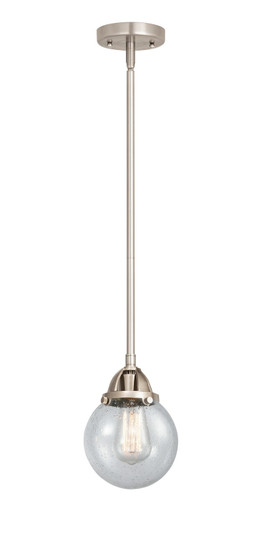 Nouveau 2 LED Mini Pendant in Brushed Satin Nickel (405|288-1S-SN-G204-6-LED)