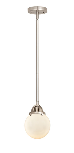 Nouveau 2 LED Mini Pendant in Brushed Satin Nickel (405|288-1S-SN-G201-6-LED)