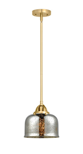 Nouveau 2 LED Mini Pendant in Satin Gold (405|288-1S-SG-G78-LED)