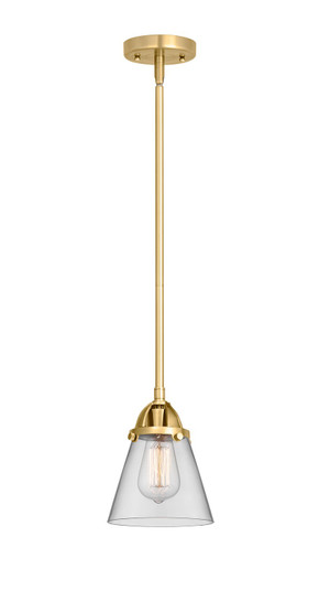 Nouveau 2 One Light Mini Pendant in Satin Gold (405|288-1S-SG-G62)