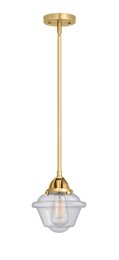 Nouveau 2 LED Mini Pendant in Satin Gold (405|288-1S-SG-G534-LED)