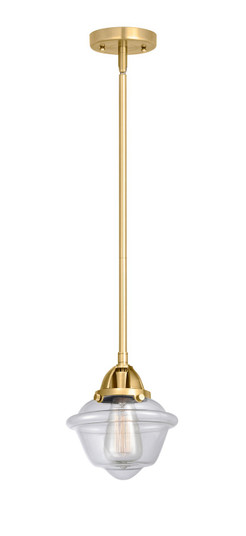 Nouveau 2 One Light Mini Pendant in Satin Gold (405|288-1S-SG-G532)