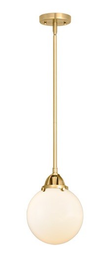 Nouveau 2 LED Mini Pendant in Satin Gold (405|288-1S-SG-G201-8-LED)