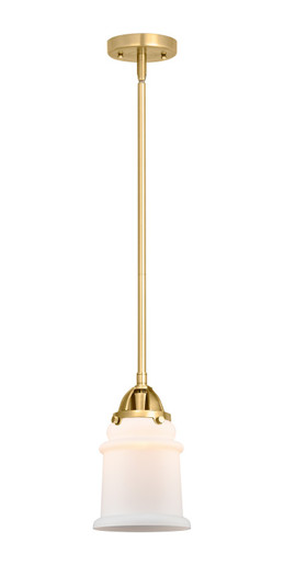 Nouveau 2 LED Mini Pendant in Satin Gold (405|288-1S-SG-G181-LED)