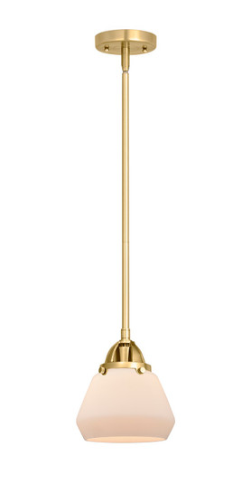Nouveau 2 LED Mini Pendant in Satin Gold (405|288-1S-SG-G171-LED)