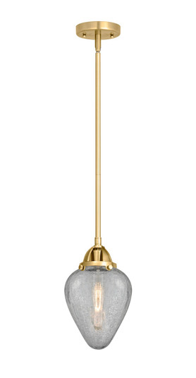 Nouveau 2 One Light Mini Pendant in Satin Gold (405|288-1S-SG-G165)