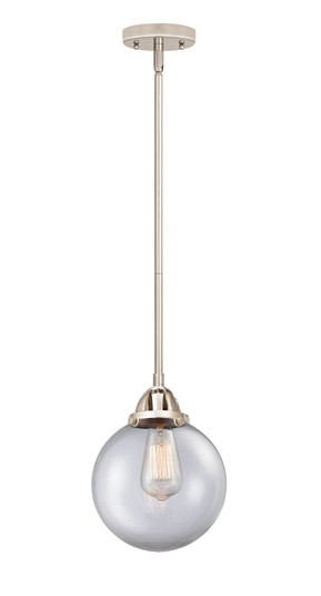 Nouveau 2 One Light Mini Pendant in Polished Nickel (405|288-1S-PN-G202-8)