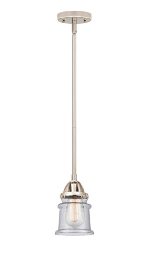 Nouveau 2 One Light Mini Pendant in Polished Nickel (405|288-1S-PN-G184S)