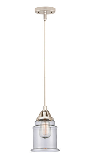 Nouveau 2 One Light Mini Pendant in Polished Nickel (405|288-1S-PN-G182)