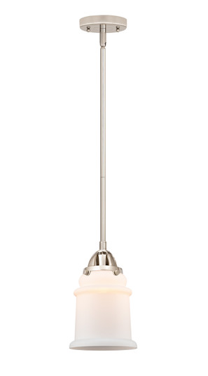 Nouveau 2 One Light Mini Pendant in Polished Nickel (405|288-1S-PN-G181)