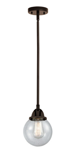 Nouveau 2 LED Mini Pendant in Oil Rubbed Bronze (405|288-1S-OB-G204-6-LED)