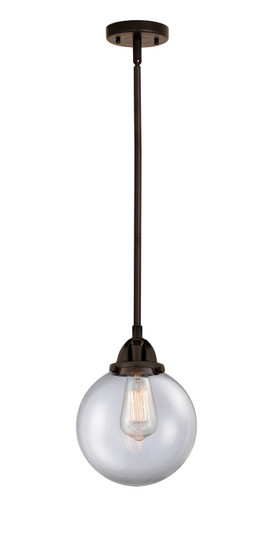 Nouveau 2 One Light Mini Pendant in Oil Rubbed Bronze (405|288-1S-OB-G202-8)