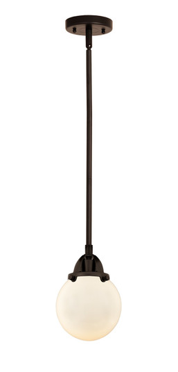 Nouveau 2 LED Mini Pendant in Oil Rubbed Bronze (405|288-1S-OB-G201-6-LED) Nouveau 2 LED Mini Pendant in Oil Rubbed Bronze (405|288-1S-OB-G201-6-LED)