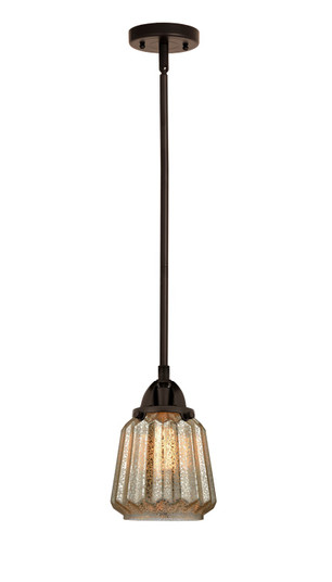 Nouveau 2 LED Mini Pendant in Oil Rubbed Bronze (405|288-1S-OB-G146-LED)