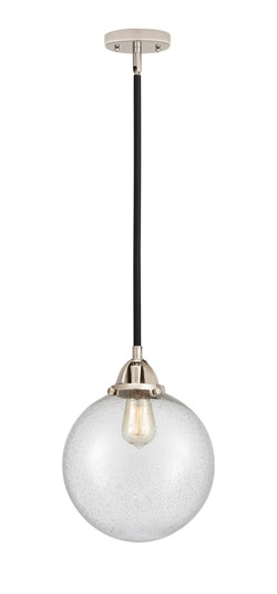 Nouveau 2 LED Mini Pendant in Black Polished Nickel (405|288-1S-BPN-G204-10-LED)