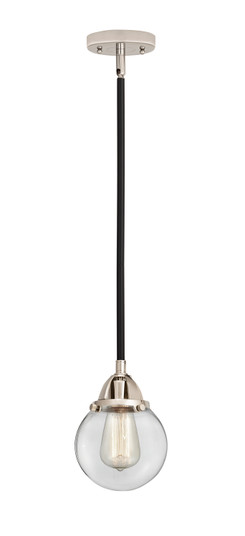 Nouveau 2 One Light Mini Pendant in Black Polished Nickel (405|288-1S-BPN-G202-6)