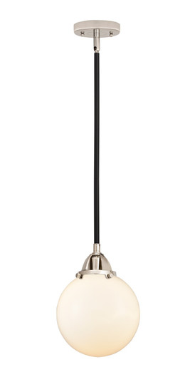 Nouveau 2 LED Mini Pendant in Black Polished Nickel (405|288-1S-BPN-G201-8-LED)