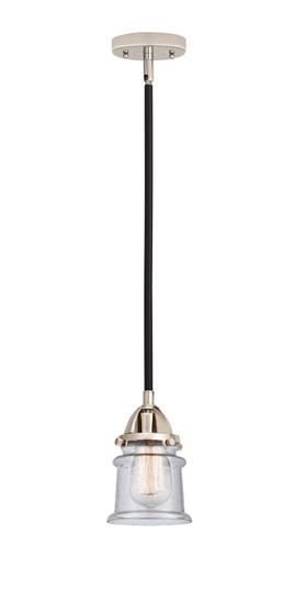 Nouveau 2 One Light Mini Pendant in Black Polished Nickel (405|288-1S-BPN-G184S)