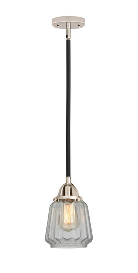 Nouveau 2 LED Mini Pendant in Black Polished Nickel (405|288-1S-BPN-G142-LED)