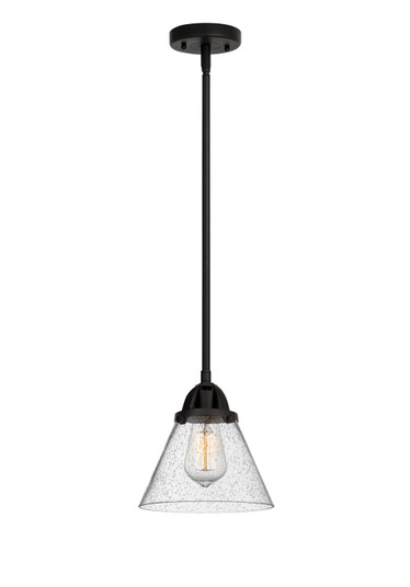 Nouveau 2 One Light Mini Pendant in Matte Black (405|288-1S-BK-G44)