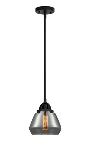 Nouveau 2 One Light Mini Pendant in Matte Black (405|288-1S-BK-G173)