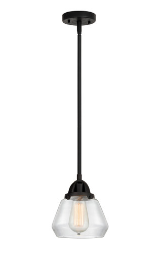 Nouveau 2 One Light Mini Pendant in Matte Black (405|288-1S-BK-G172)