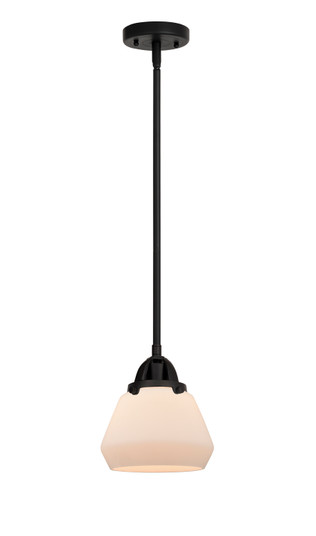 Nouveau 2 One Light Mini Pendant in Matte Black (405|288-1S-BK-G171)