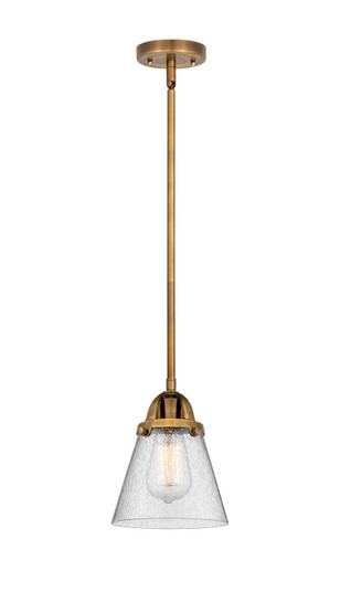 Nouveau 2 One Light Mini Pendant in Brushed Brass (405|288-1S-BB-G64)