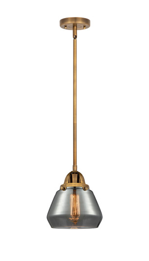 Nouveau 2 LED Mini Pendant in Brushed Brass (405|288-1S-BB-G173-LED)