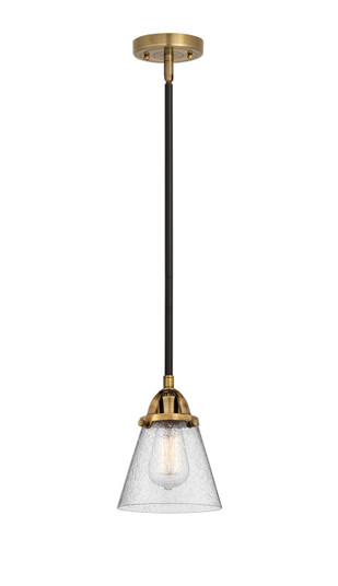 Nouveau 2 LED Mini Pendant in Black Antique Brass (405|288-1S-BAB-G64-LED)