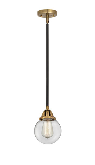 Nouveau 2 LED Mini Pendant in Black Antique Brass (405|288-1S-BAB-G202-6-LED)