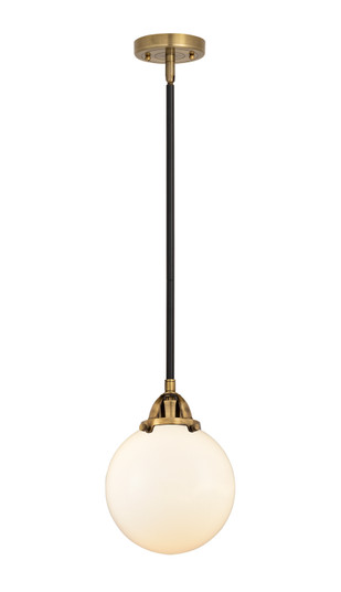 Nouveau 2 One Light Mini Pendant in Black Antique Brass (405|288-1S-BAB-G201-8)