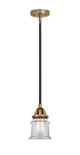 Nouveau 2 One Light Mini Pendant in Black Antique Brass (405|288-1S-BAB-G182S)